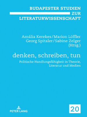 cover image of denken, schreiben, tun